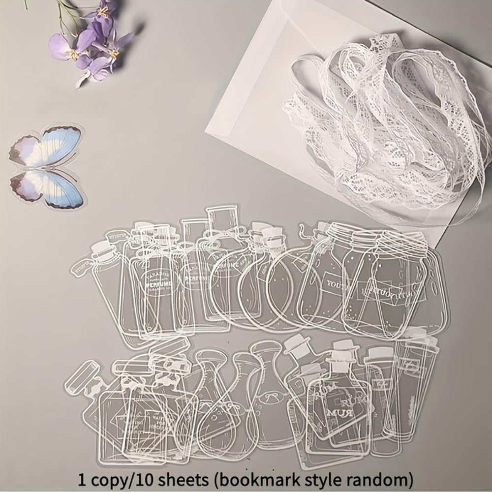 20pcs Handmade Transparent Dried Flower Bookmark_12