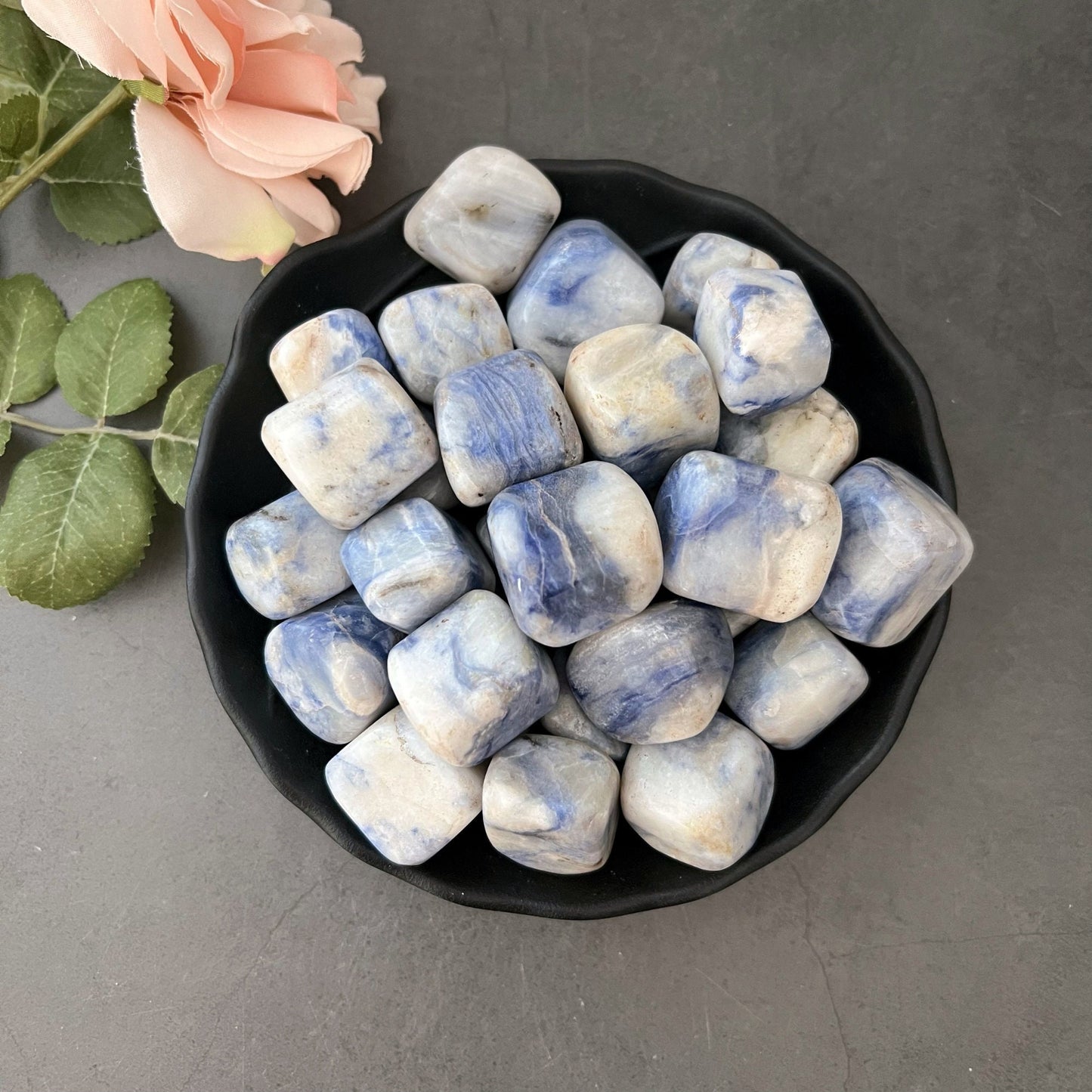 Afghanite Crystal | Polished Afghanite Tumbled Stones | Shop Metaphysical Crystals for Crown, Third Eye Chakra