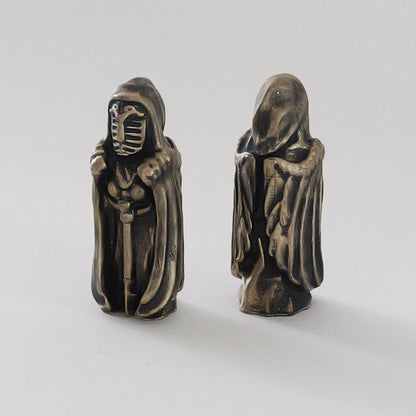 Odin Chess Pieces - Bronze Viking Jewelry Chess - Pagan Heathen Deity Norse Mythology - Handmade