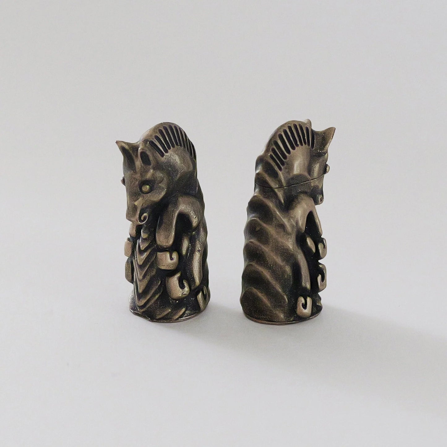 Odin Chess Pieces - Bronze Viking Jewelry Chess - Pagan Heathen Deity Norse Mythology - Handmade